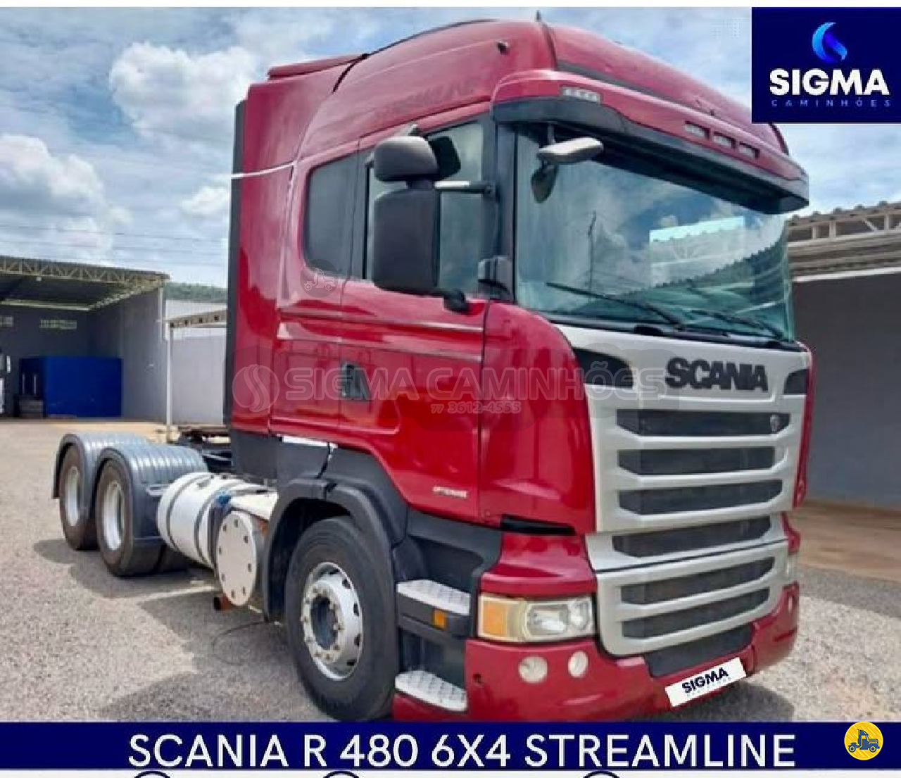CAMINHAO SCANIA SCANIA R480 Cavalo Mecânico Cavalo 6x4 Sigma Caminhões BARREIRAS BAHIA BA